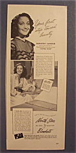 1943 North Star Blankets With Dorothy Lamour