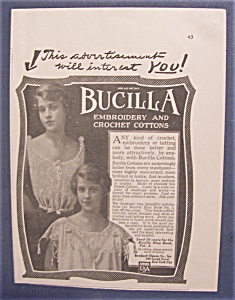 1916 Bucilla Embroidery And Crochet Cottons