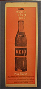 1963 Nehi Soda With A Bottle Of Orange