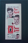 1943 Prince Albert Pipe & Cigarette Tobacco w/Man 
