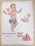 1953 Jell-O Gelatin Dessert with Baby Trying To Walk 