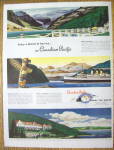 Click to view larger image of 1949 Canadian Pacific with Spans The World (Image1)