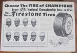 Click to view larger image of 1953 Firestone Tires w/Ball, Vukovich, McGrath & More  (Image4)