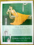 Click to view larger image of Vintage Ad: 1937 Community Plate Silverware (Image1)