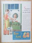 1930 Bon Ami Powder & Cake w/ Mom & Girl Cleaning 