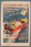 1937 Chesterfield Cigarettes with Man & Woman On A Boat