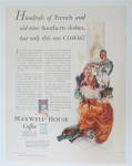 Click here to enlarge image and see more about item 11314: 1930 Maxwell House Coffee w/Man Serving A Couple 