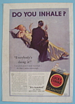 1932 Lucky Strike Cigarettes with Man & Woman Smoking
