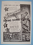 Vintage Ad: 1934 Flying Down To Rio w/D. Del Rio