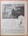 1923 Gulbransen Player Piano with Man Playing Piano 