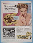 1952 Whitman's Chocolates with Esther Williams
