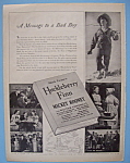 Vintage Ad: 1939 Huckleberry Finn w/ Mickey Rooney