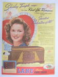 Click to view larger image of 1945 Lane Cedar Hope Chest with Shirley Temple  (Image1)