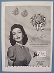Vintage Ad: 1946 Lover's Knot with Loretta Young