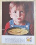 Click to view larger image of 1963 Lipton Chicken Rice Soup Mix with Boy Looking Up (Image2)