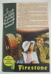 Click to view larger image of 1936 Firestone Tires with Woman & Little Girl (Image2)