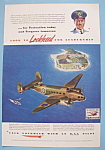 Vintage Ad: 1941 Lockheed Aircraft Corporation