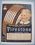 Click here to enlarge image and see more about item 13051: Vintage Ad: 1941 Firestone Tires