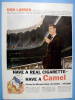 Click to view larger image of Vintage Ad: 1957 Camel Cigarettes w/ Don Larsen (Image2)