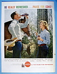 1959 Coca Cola (Coke) with Woman & a Horse