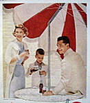 1956 Coca Cola (Coke) with Family on  Picnic