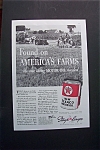 1937 Texaco Motor Oil with Can of Oil & Scene of Farm