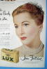 Click to view larger image of Vintage Ad: 1956 Lux Soap w/ Joan Fontaine (Image2)