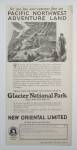 Click to view larger image of 1926 New Oriental Limited with Glacier National Park (Image4)
