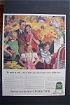 1940 Quaker State Motor Oil with Happy Family with Car