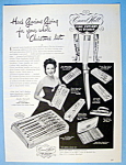 Click to view larger image of Vintage Ad: 1950 Carvel Hall Cutlery w/ Linda Darnell (Image1)