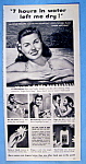 Vintage Ad: 1950 Jergens Lotion w/ Esther Williams