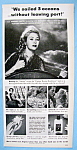 Click to view larger image of Vintage Ad: 1950 Jergens Lotion with Virginia Mayo (Image1)