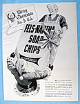 Vintage Ad: 1950 Fels Naptha Soap Chips w/ Santa Claus