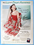 Vintage Ad: 1951 Lux Soap with Gene Tierney