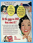 Vintage Ad: 1953 Duz