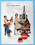 1954 Coca Cola (Coke) with a Woman Painting
