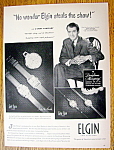 Vintage Ad: 1949 Elgin Watch with James Stewart