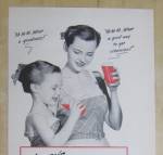 Click to view larger image of 1949 Libby's Tomato Juice with Woman & Little Girl  (Image3)