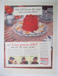 1936 Jell-O Gelatin Dessert with Woman Eating Jell-O