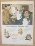 Click to view larger image of 1946 Kinsey Whiskey with Puzzle of Men Talking  (Image1)