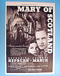 Vintage Ad: 1936 Mary of Scotland w/ Katharine Hepburn