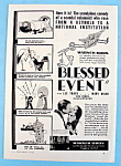 Vintage Ad: 1932 Blessed Event w/ L. Tracy and M. Brian