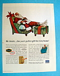 Vintage Ad: 1965 The Chair with Santa Claus