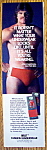 Click to view larger image of Vintage Ad:1982 Brut Fashion Underwear w/Mark Gastineau (Image1)