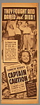 Vintage Ad: 1940 Captain Caution with Victor Mature