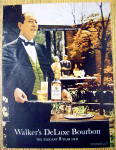 1967 Walker's Deluxe Bourbon with Waiter