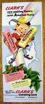 Click to view larger image of 1942 Clark's Chewing Gum with Little Elf Holding Gum (Image1)