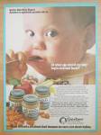 Click to view larger image of 1981 Gerber Strained Foods w/ Baby Eating (Image3)