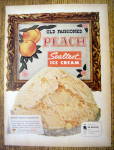 Click to view larger image of 1959 Sealtest Peach Ice Cream with Bowl of Ice Cream (Image1)