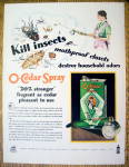 Click to view larger image of 1931 O-Cedar Spray with Woman Spraying Insects (Image1)